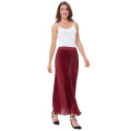 Kate Kasin Femmes Retro Vintage Solid Color Summer Pleated Maxi Long Skirt 40 &quot;KK000614-1